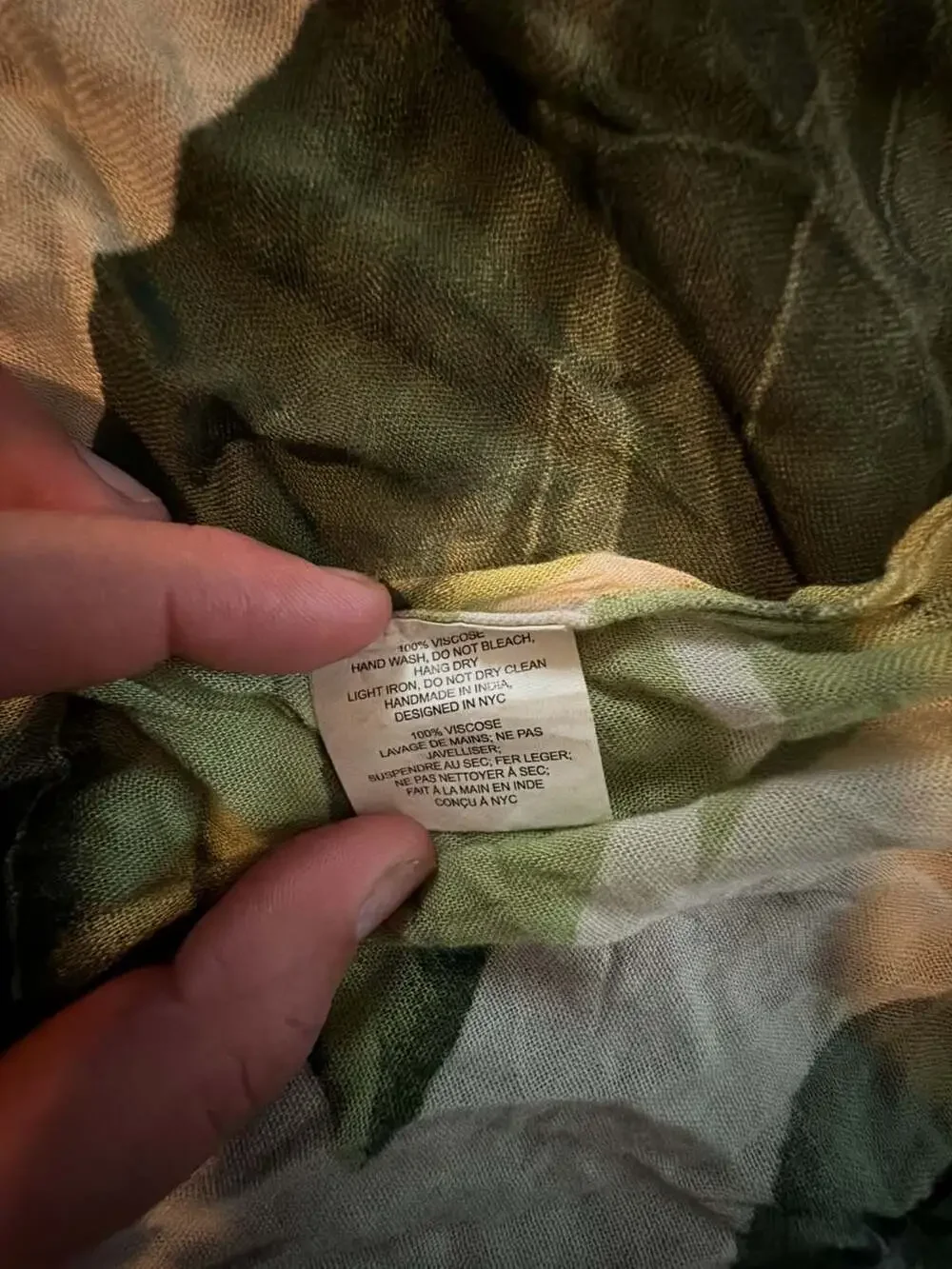 Virginia Wolf 100% Viscose Tropical Print Scarf